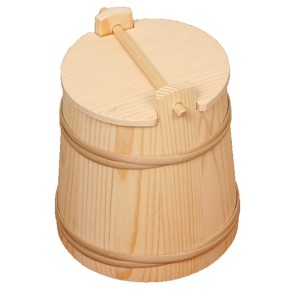 Contenitore in legno con coperchio 1 kg