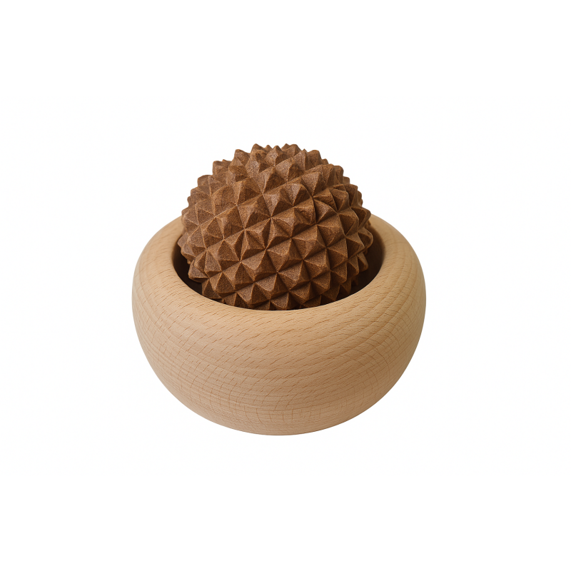 Palm massager with ball
