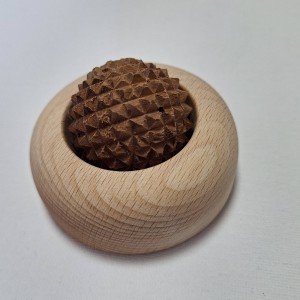 Palm massager with ball